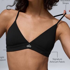 ALO Yoga Black splendor bra